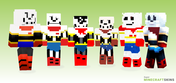 Great papyrus Minecraft Skins - Best Free Minecraft skins for Girls and Boys
