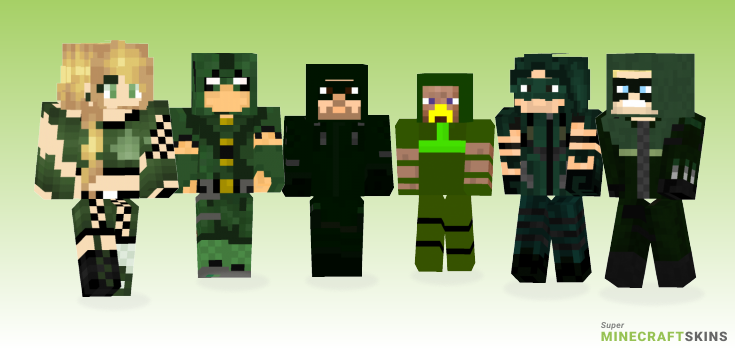Green arrow Minecraft Skins - Best Free Minecraft skins for Girls and Boys