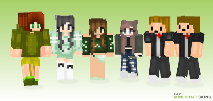 Green day Minecraft Skins - Best Free Minecraft skins for Girls and Boys
