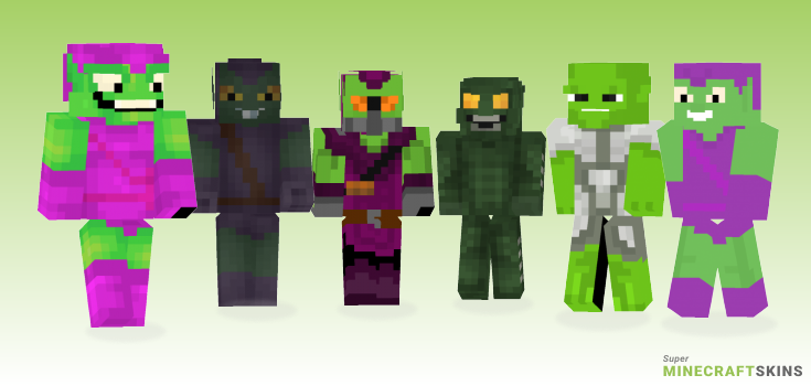 Green goblin Minecraft Skins - Best Free Minecraft skins for Girls and Boys