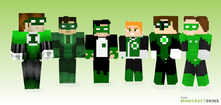 Green lantern Minecraft Skins - Best Free Minecraft skins for Girls and Boys