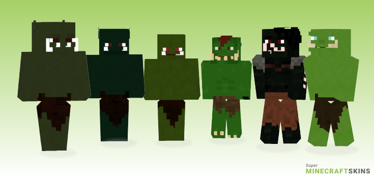 Green orc Minecraft Skins - Best Free Minecraft skins for Girls and Boys