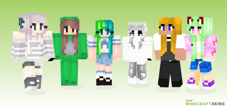 Gril Minecraft Skins - Best Free Minecraft skins for Girls and Boys