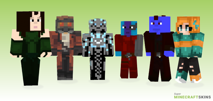 Guardians Minecraft Skins - Best Free Minecraft skins for Girls and Boys