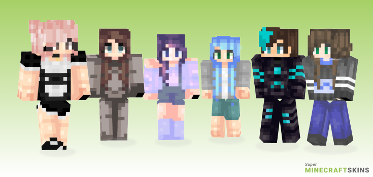 Guess Minecraft Skins - Best Free Minecraft skins for Girls and Boys