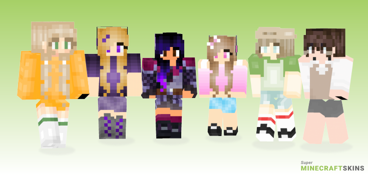 Gurl Minecraft Skins - Best Free Minecraft skins for Girls and Boys