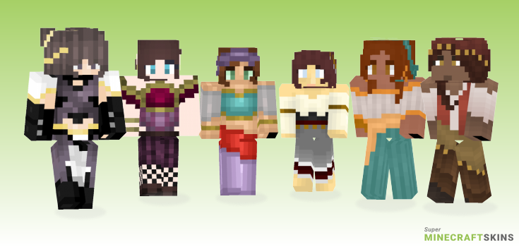 Gypsy Minecraft Skins - Best Free Minecraft skins for Girls and Boys