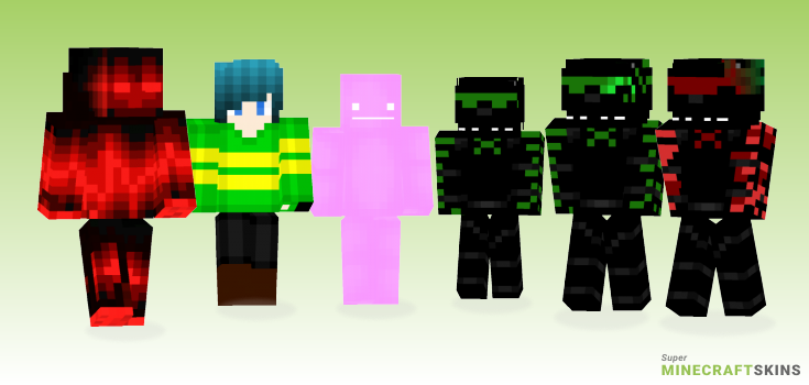 Hacked Minecraft Skins - Best Free Minecraft skins for Girls and Boys