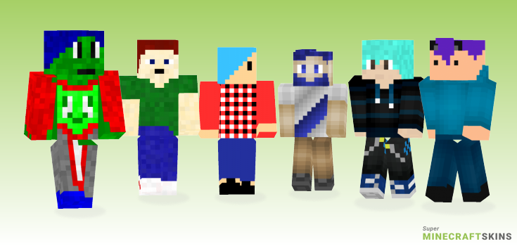 Haired guy Minecraft Skins - Best Free Minecraft skins for Girls and Boys