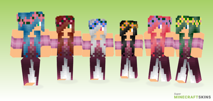 Haired princess Minecraft Skins - Best Free Minecraft skins for Girls and Boys