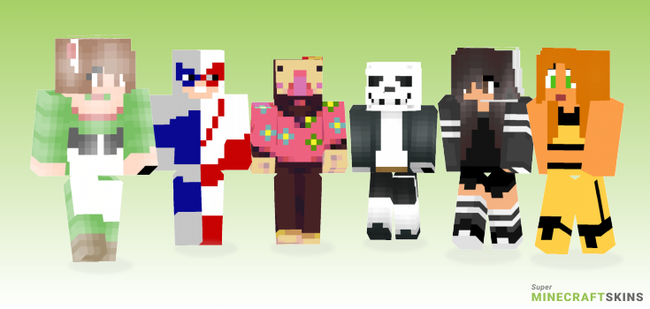 Hall Minecraft Skins - Best Free Minecraft skins for Girls and Boys