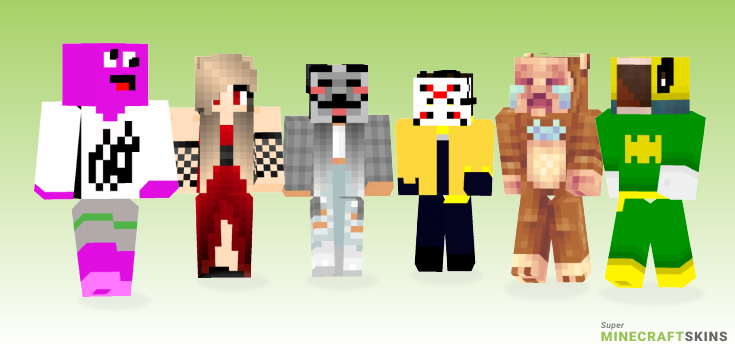 Halloween costume Minecraft Skins - Best Free Minecraft skins for Girls and Boys