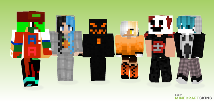 Halloween Minecraft Skins - Best Free Minecraft skins for Girls and Boys