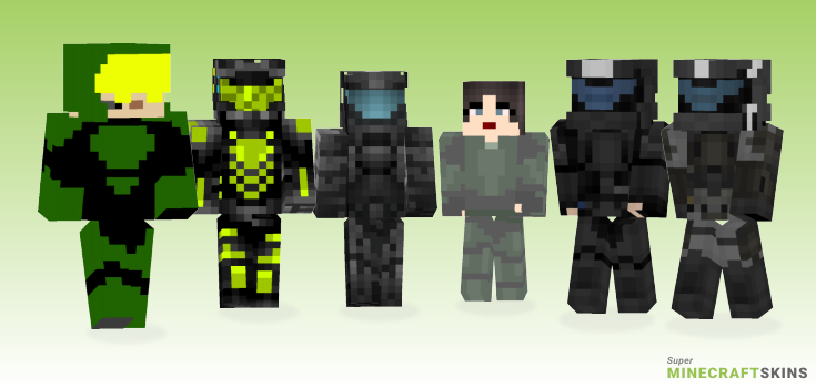 Halo Minecraft Skins - Best Free Minecraft skins for Girls and Boys