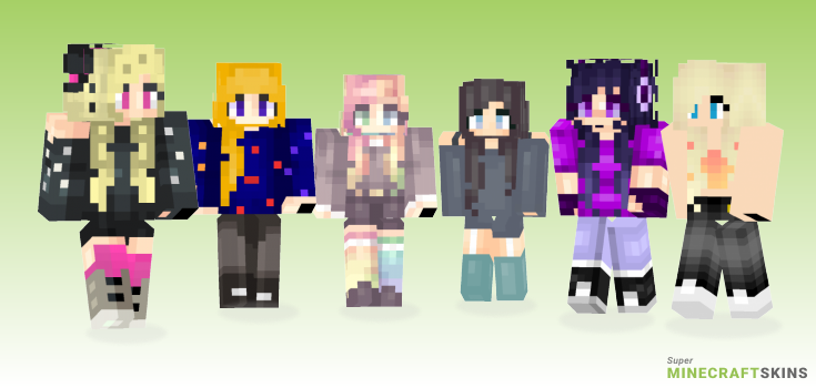 Happy new Minecraft Skins - Best Free Minecraft skins for Girls and Boys