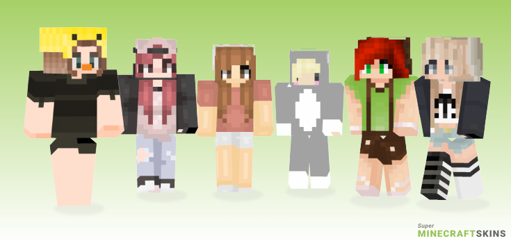 Hats Minecraft Skins - Best Free Minecraft skins for Girls and Boys