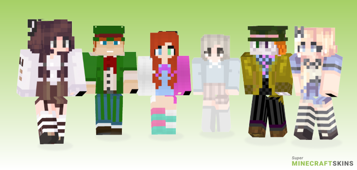 Hatter Minecraft Skins - Best Free Minecraft skins for Girls and Boys