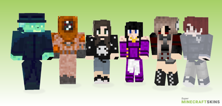 Haunted Minecraft Skins - Best Free Minecraft skins for Girls and Boys