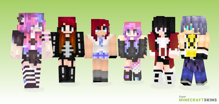 Hearts Minecraft Skins - Best Free Minecraft skins for Girls and Boys