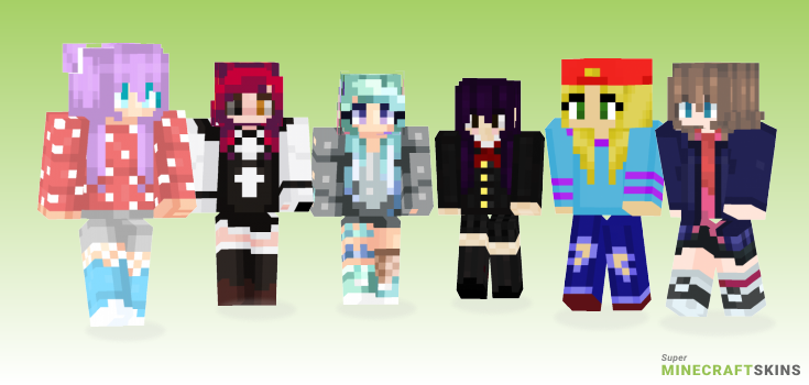 Her name Minecraft Skins - Best Free Minecraft skins for Girls and Boys