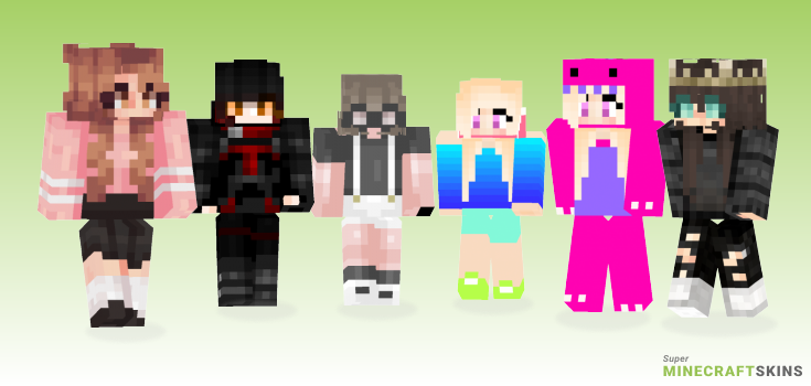 Her Minecraft Skins - Best Free Minecraft skins for Girls and Boys