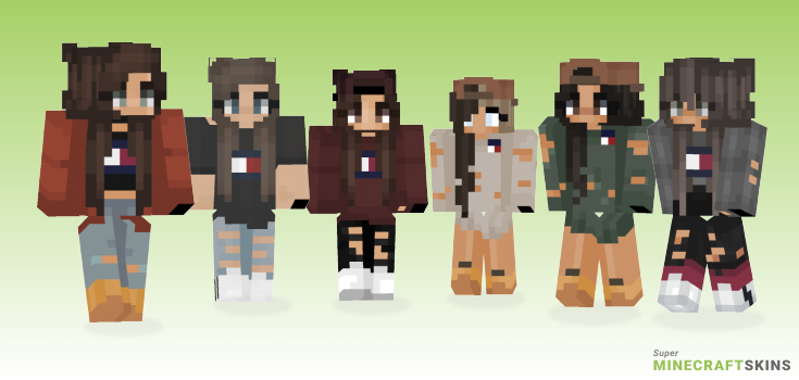 Hilfiger girl Minecraft Skins - Best Free Minecraft skins for Girls and Boys