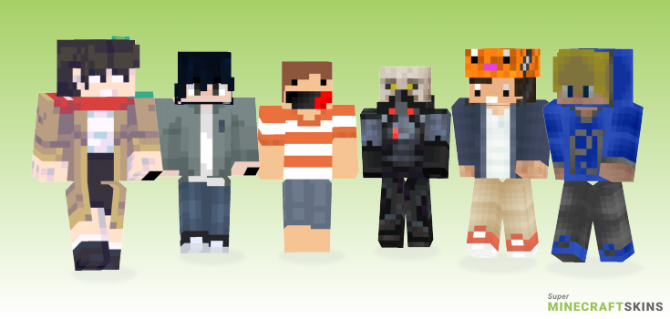 His name Minecraft Skins - Best Free Minecraft skins for Girls and Boys