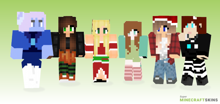 Holly Minecraft Skins - Best Free Minecraft skins for Girls and Boys