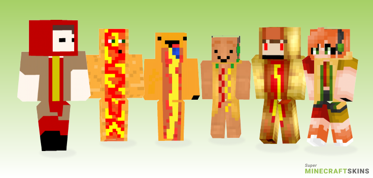 Hot dog Minecraft Skins - Best Free Minecraft skins for Girls and Boys