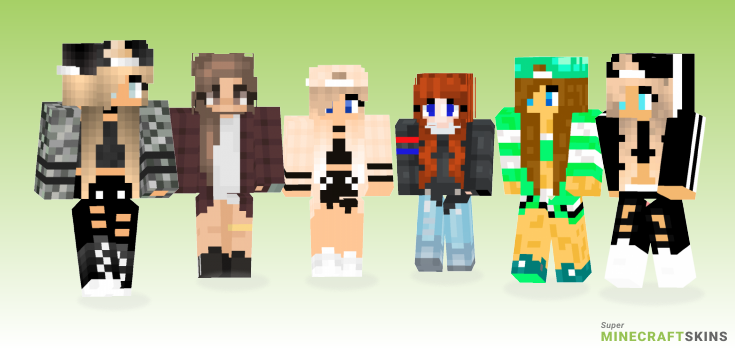 Hot girl Minecraft Skins - Best Free Minecraft skins for Girls and Boys