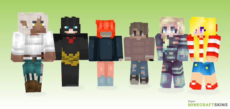 Hour Minecraft Skins - Best Free Minecraft skins for Girls and Boys
