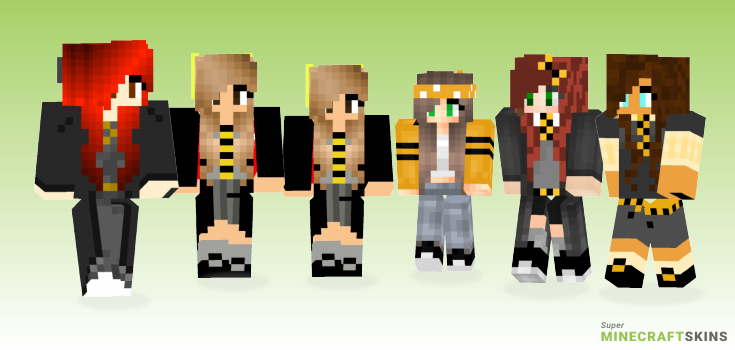 Hufflepuff girl Minecraft Skins - Best Free Minecraft skins for Girls and Boys