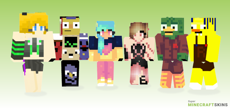 Hug Minecraft Skins - Best Free Minecraft skins for Girls and Boys