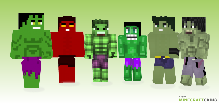 Hulk Minecraft Skins - Best Free Minecraft skins for Girls and Boys