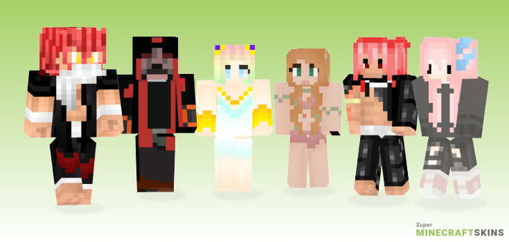 Human form Minecraft Skins - Best Free Minecraft skins for Girls and Boys