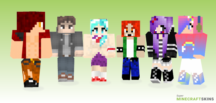 Humanized Minecraft Skins - Best Free Minecraft skins for Girls and Boys