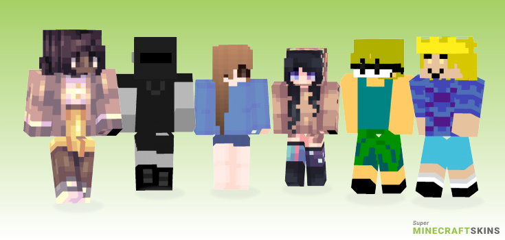 Humans Minecraft Skins - Best Free Minecraft skins for Girls and Boys
