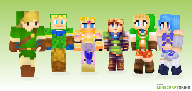 Hyrule Minecraft Skins - Best Free Minecraft skins for Girls and Boys