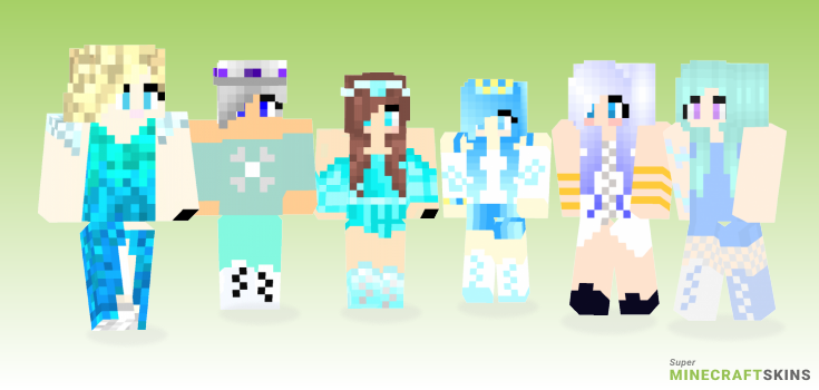 Ice princess Minecraft Skins - Best Free Minecraft skins for Girls and Boys