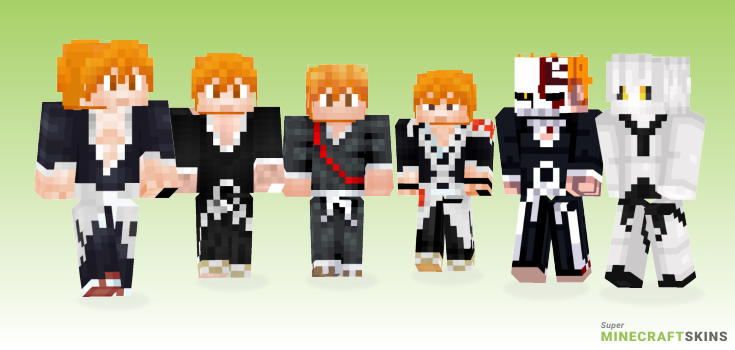 Featured image of post Hollow Ichigo Minecraft Skin Browse skins as they look in the game full support skins of any format and model
