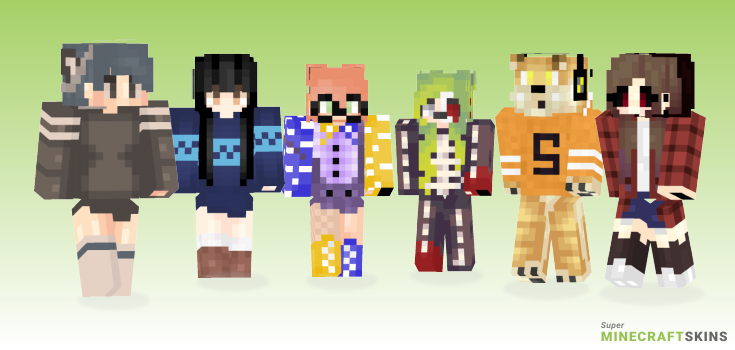 Ik Minecraft Skins - Best Free Minecraft skins for Girls and Boys