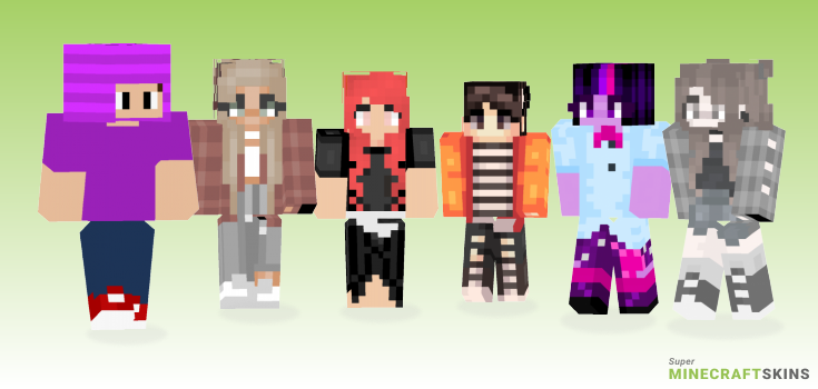 Ily Minecraft Skins - Best Free Minecraft skins for Girls and Boys
