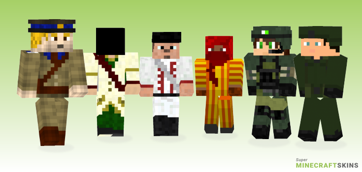 Infantry Minecraft Skins - Best Free Minecraft skins for Girls and Boys