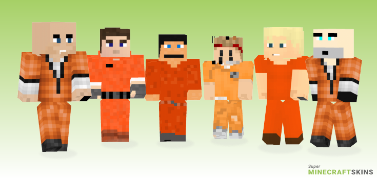 Inmate Minecraft Skins - Best Free Minecraft skins for Girls and Boys