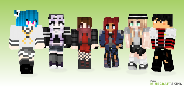Inspired Minecraft Skins - Best Free Minecraft skins for Girls and Boys