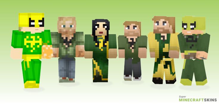 Iron fist Minecraft Skins - Best Free Minecraft skins for Girls and Boys