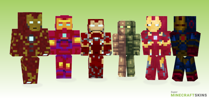 Iron man Minecraft Skins - Best Free Minecraft skins for Girls and Boys