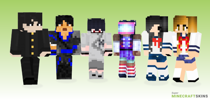 Japanese Minecraft Skins - Best Free Minecraft skins for Girls and Boys