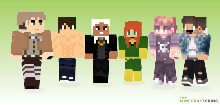 Jean Minecraft Skins - Best Free Minecraft skins for Girls and Boys