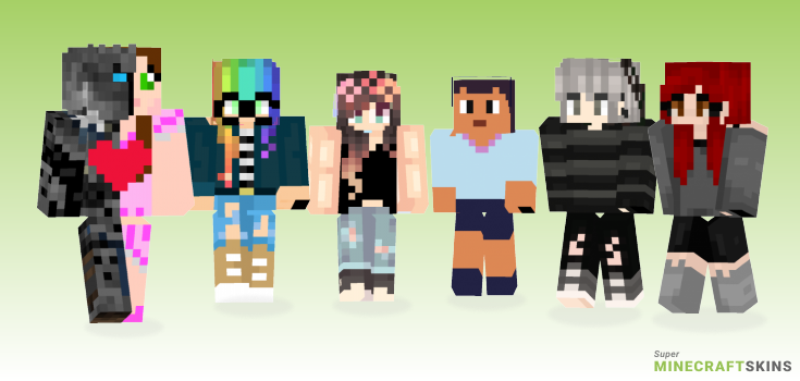 Jen Minecraft Skins - Best Free Minecraft skins for Girls and Boys